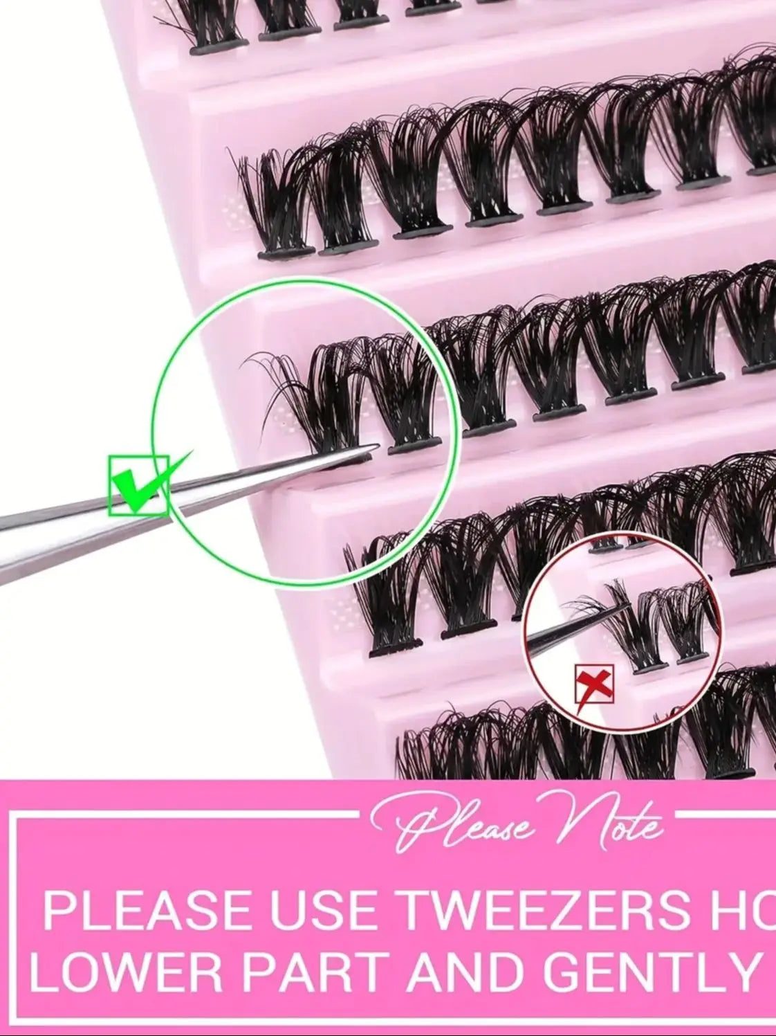 MJ Individual Lashes C Type Curl 8-16mm 200pcs Cluster Lashes Natural Look