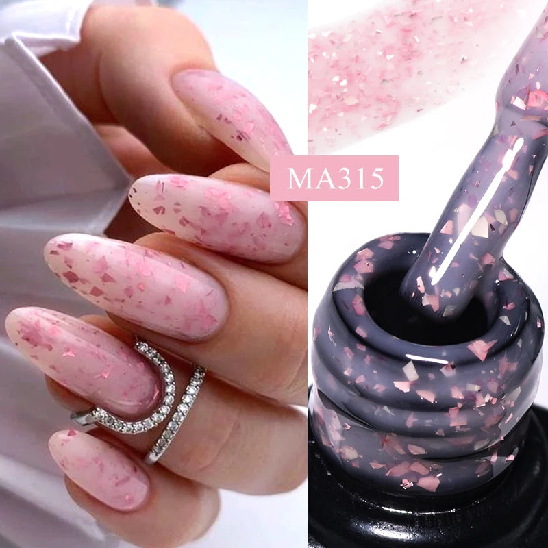 MEET ACROSS 7ml Glitter Gel Nail Polish