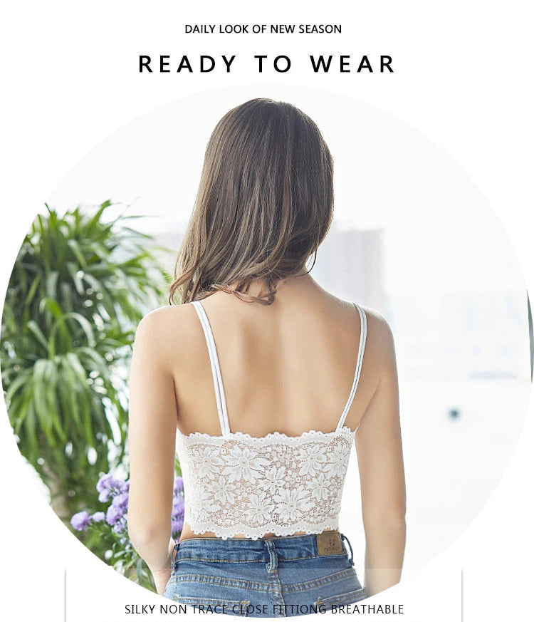 Floral Lace Padded Bralette