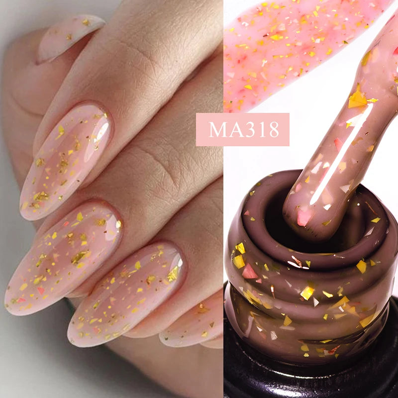 MEET ACROSS 7ml Glitter Gel Nail Polish