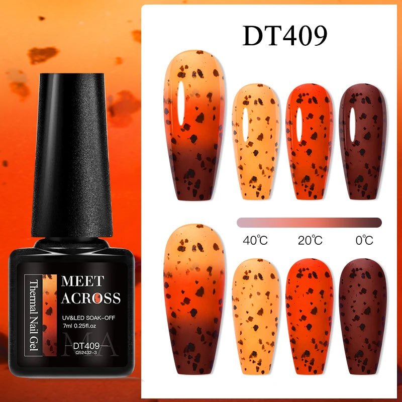7ml Auroras Spotted Thermal Colour Changing Gel Nail Polish