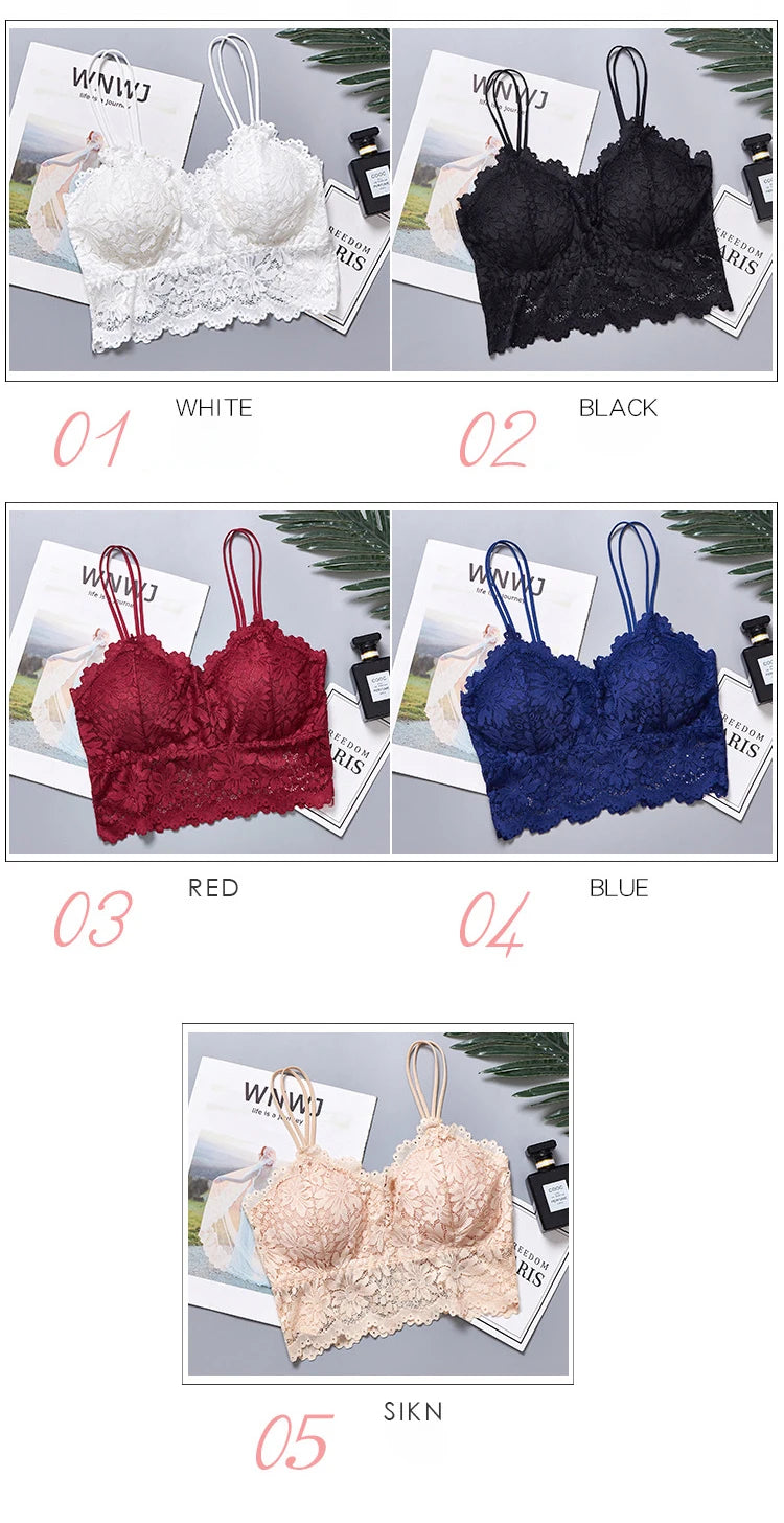 Floral Lace Padded Bralette