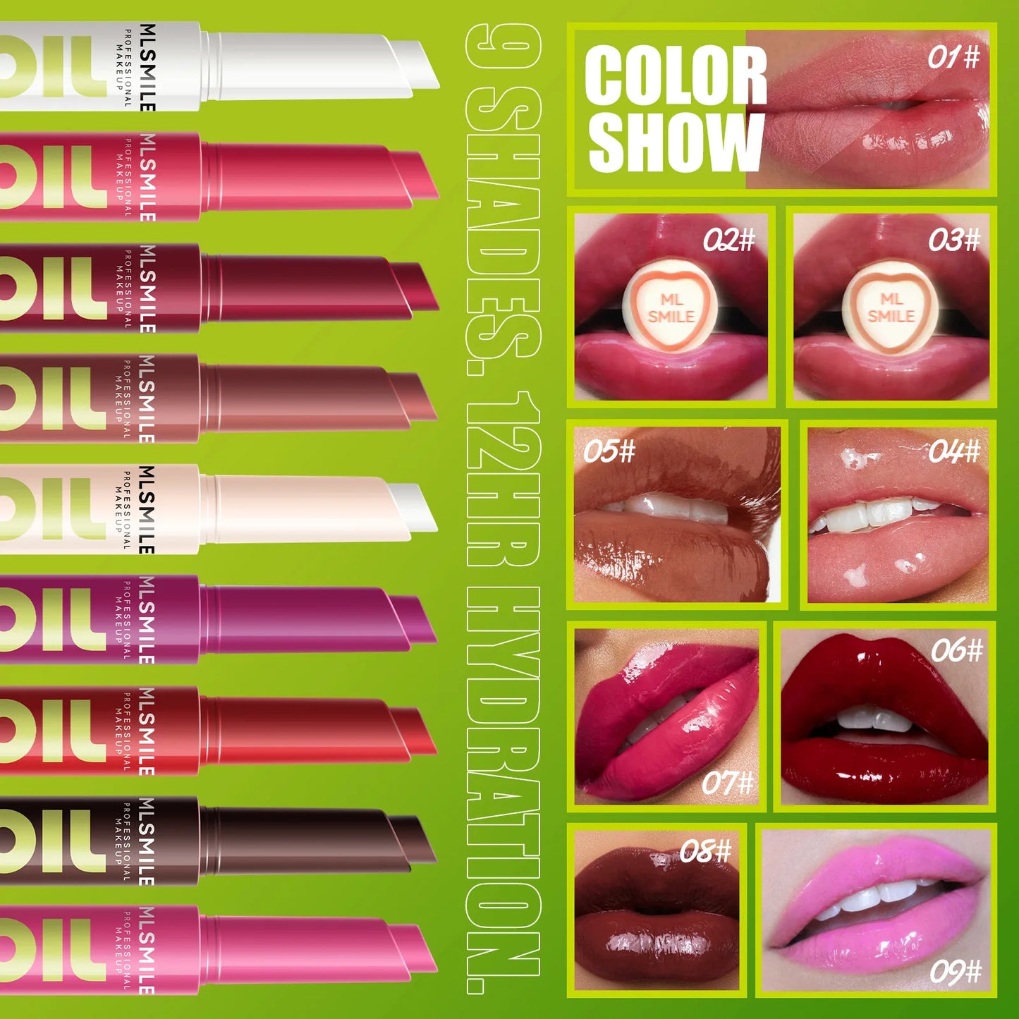 Multicolour Silky Click Long Lasting Lip Gloss