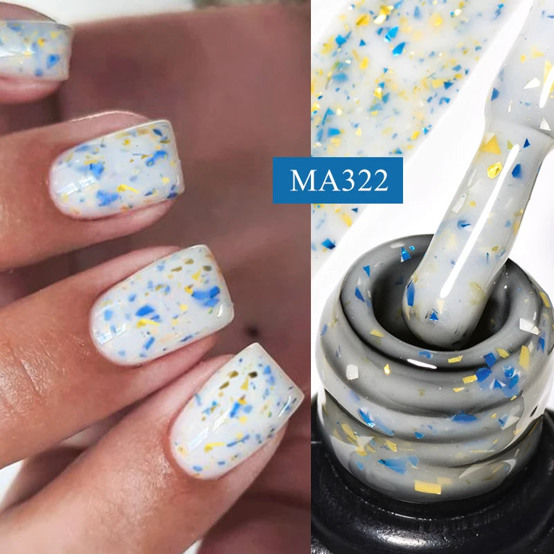 MEET ACROSS 7ml Glitter Gel Nail Polish