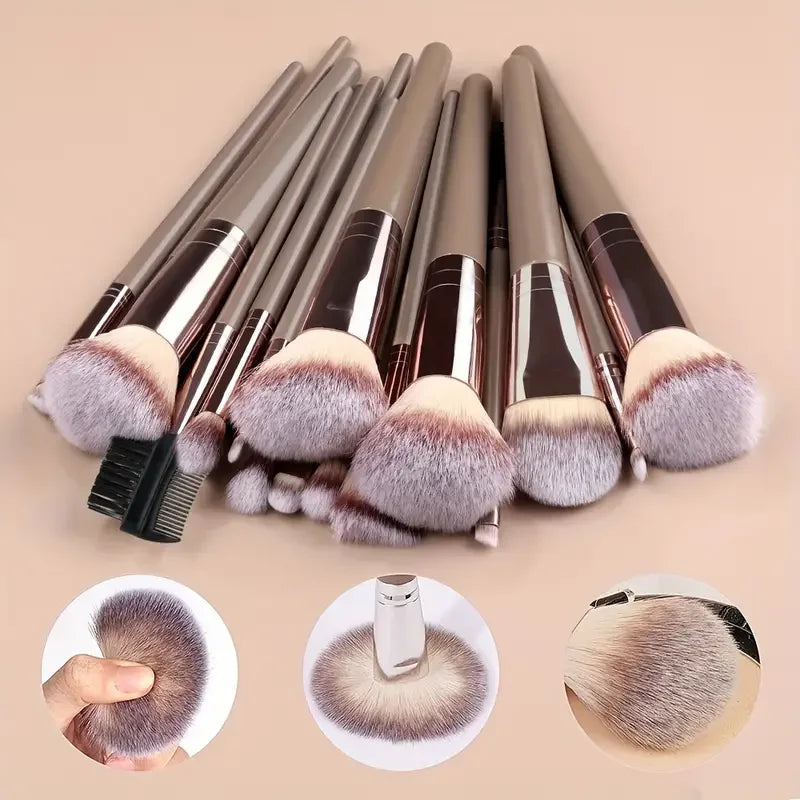20 Piece Makeup Brush Set