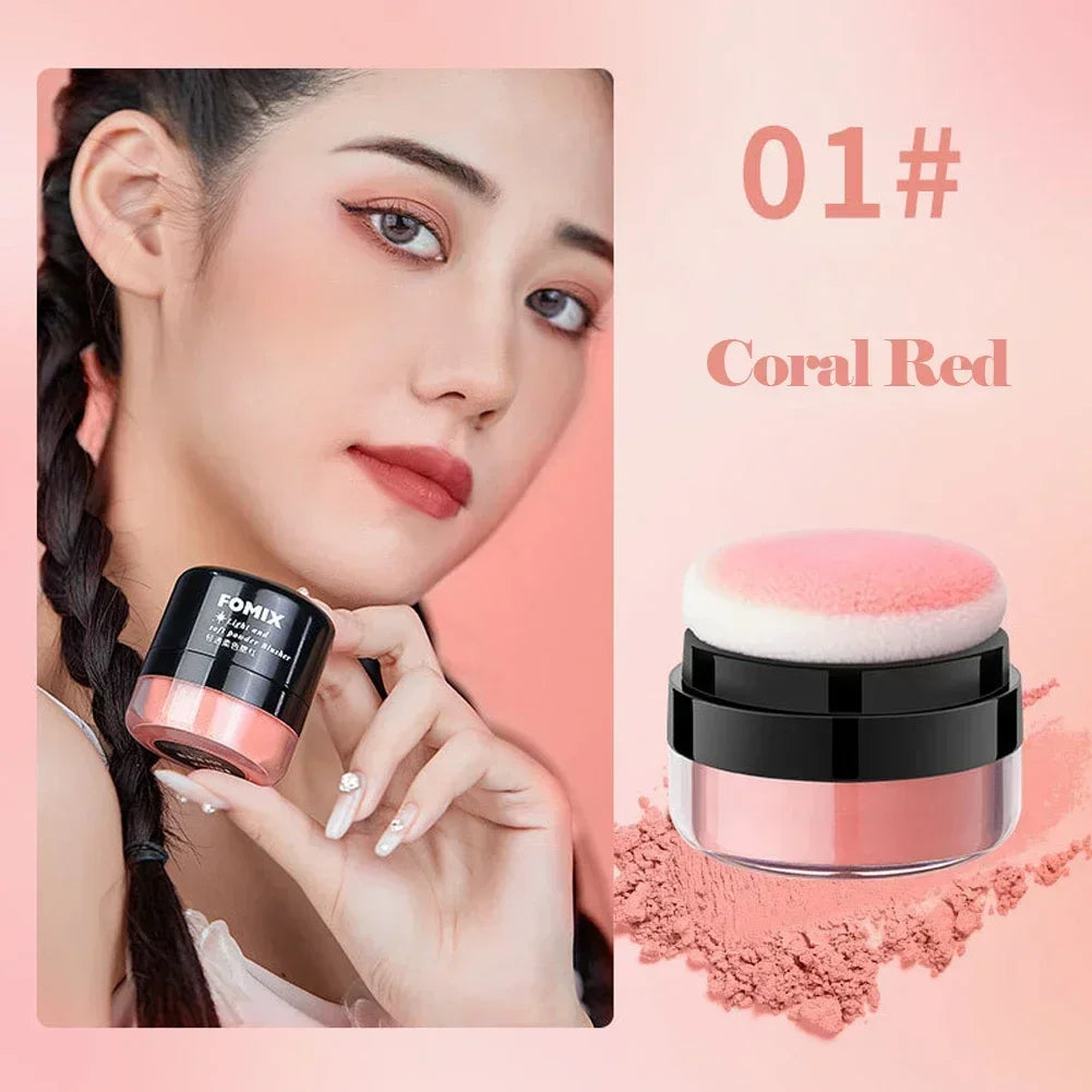 Powder Blusher With Air Cushion Applicator