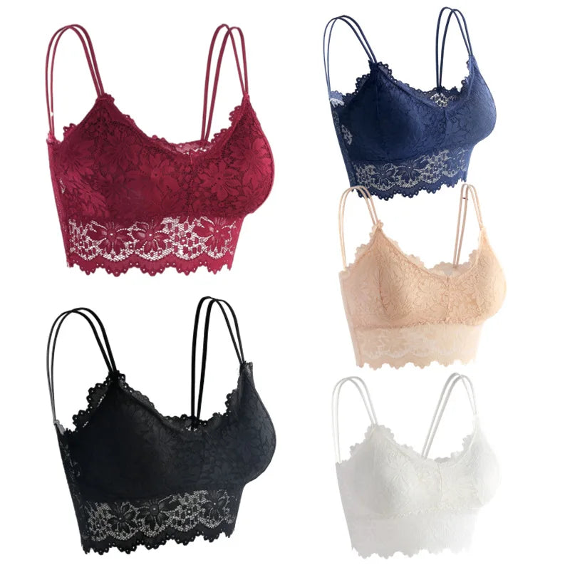 Floral Lace Padded Bralette