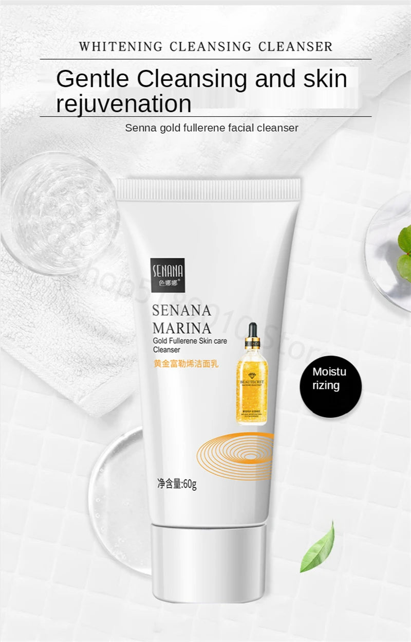 24K Gold Serum Facial Cleanser with Collagen