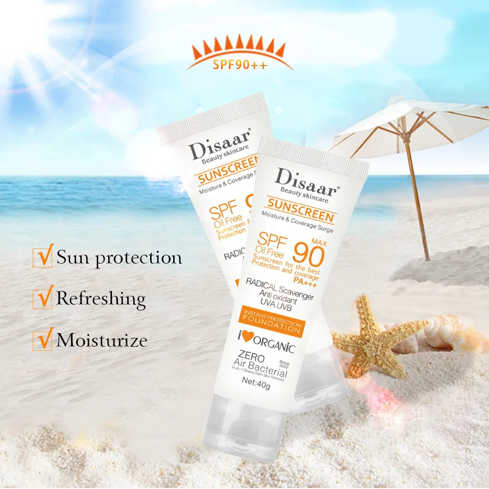 Face and Body Sunscreen SPF 50 and SPF 90