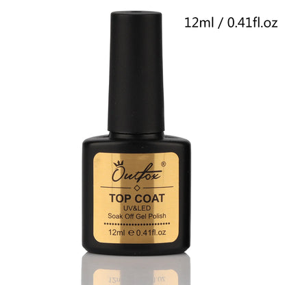 Soak Off Nail Top Coat 12ml + Base Coat 12ml (Duo set)