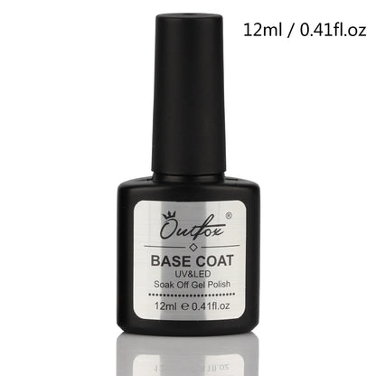 Soak Off Nail Top Coat 12ml + Base Coat 12ml (Duo set)