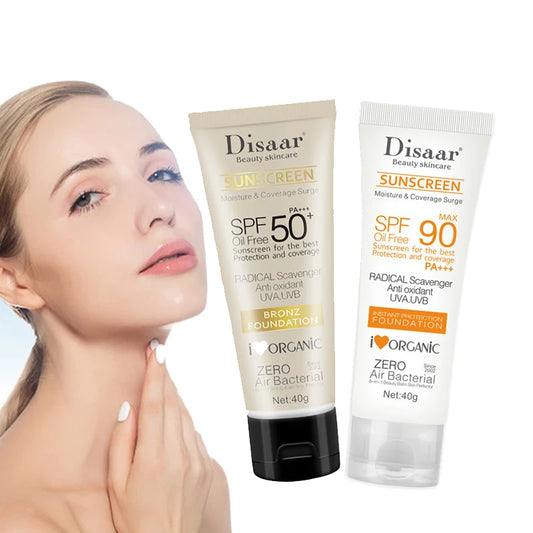 Face and Body Sunscreen SPF 50 and SPF 90