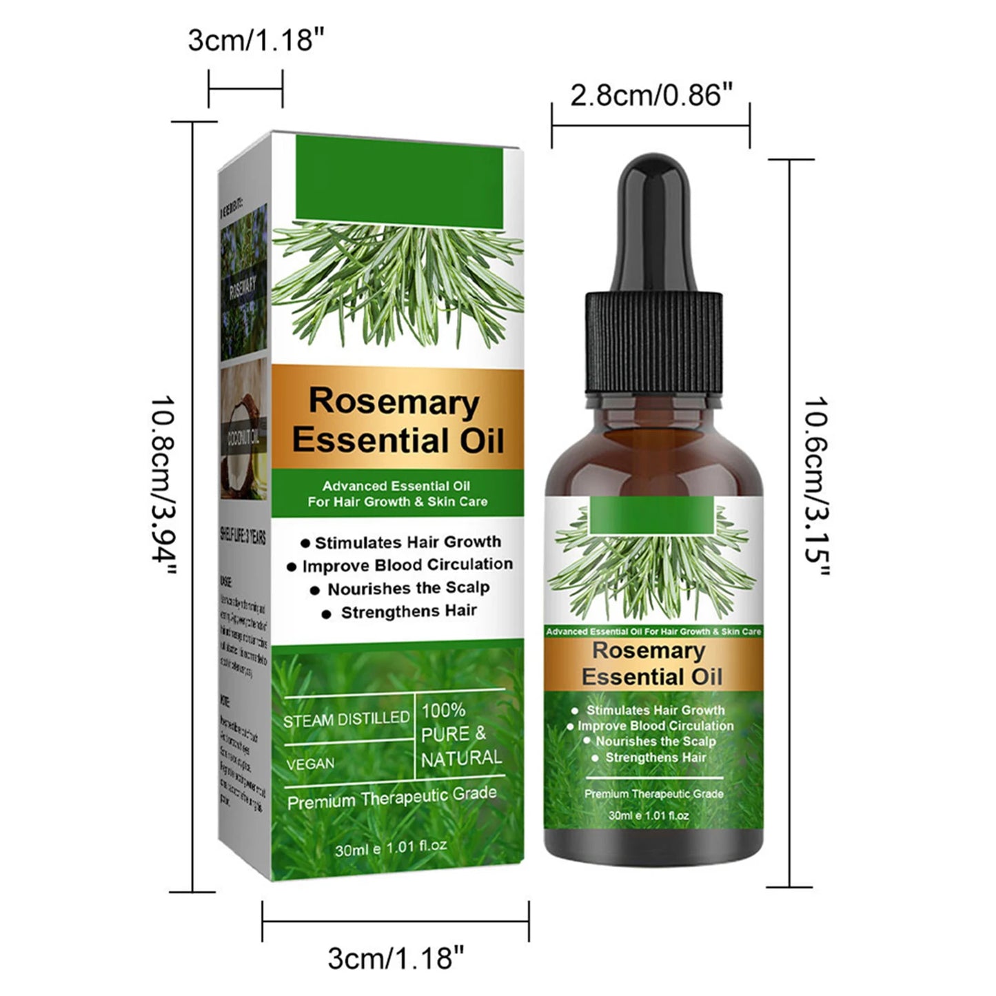 Rosemary Essential Oil for hair growth
