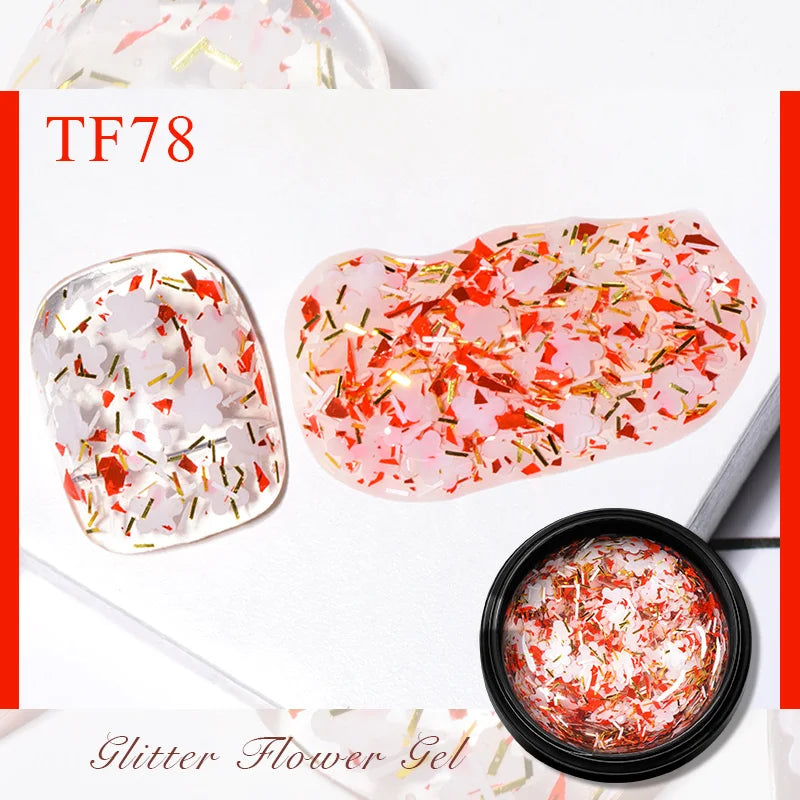 MEET ACROSS 5ml Dried Flower Gel Nail Polish