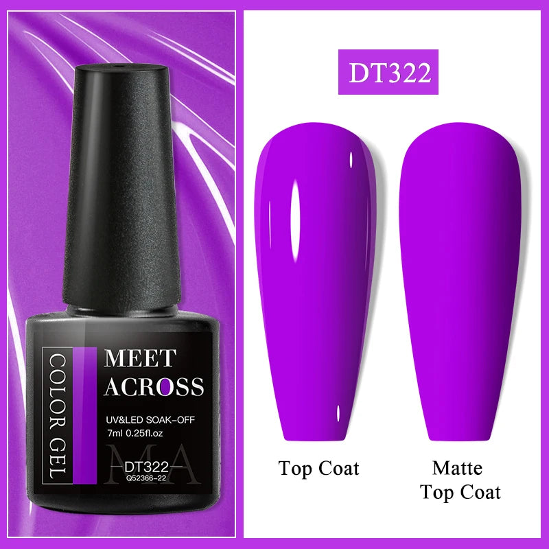 MEET ACROSS 7ml Gel Nail Polish