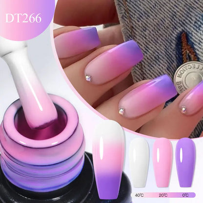 7ml Auroras Iridescent Thermal Colour Changing Gel Nail Polish
