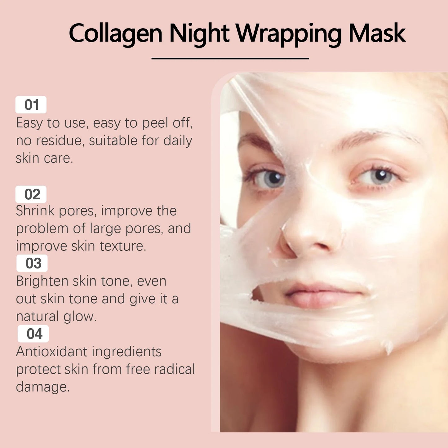 Japanese Hydrating Cleansing and Collagen Restoring Face Mask