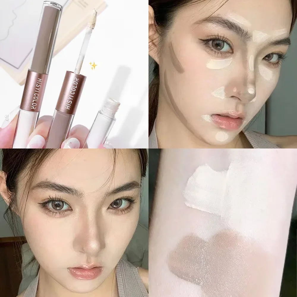 Dual-End Liquid Highlighter and Contour Pen