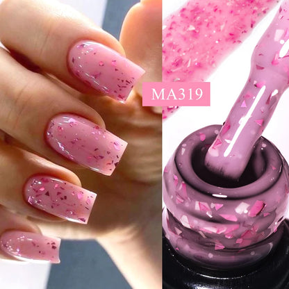 MEET ACROSS 7ml Glitter Gel Nail Polish