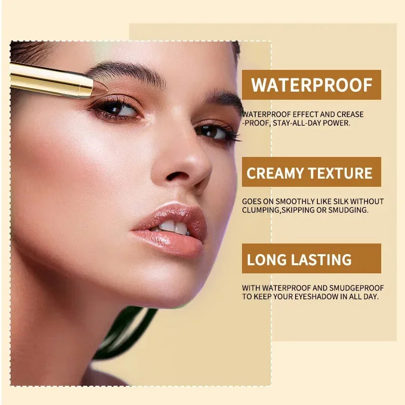 Double-Ended Eyeshadow Stick Waterproof Long Lasting