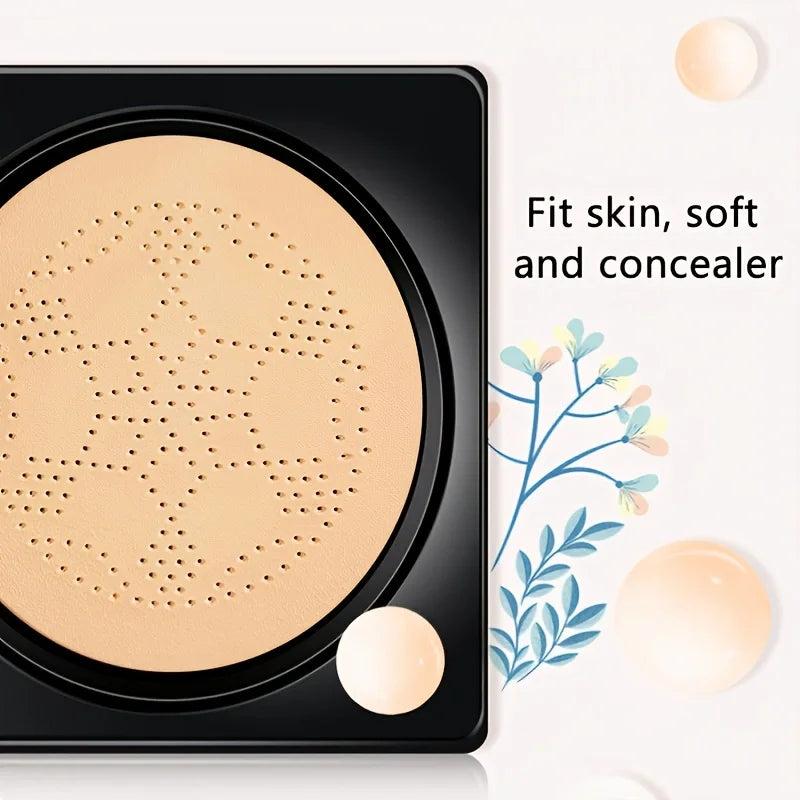 BB Cream Concealer with Mushroom Air Cushion Applicator