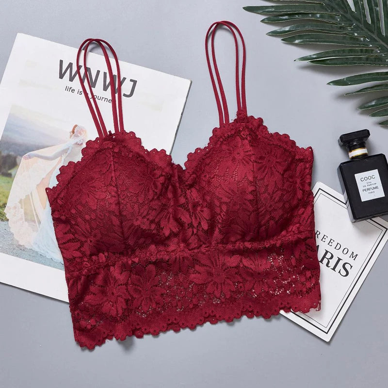 Floral Lace Padded Bralette