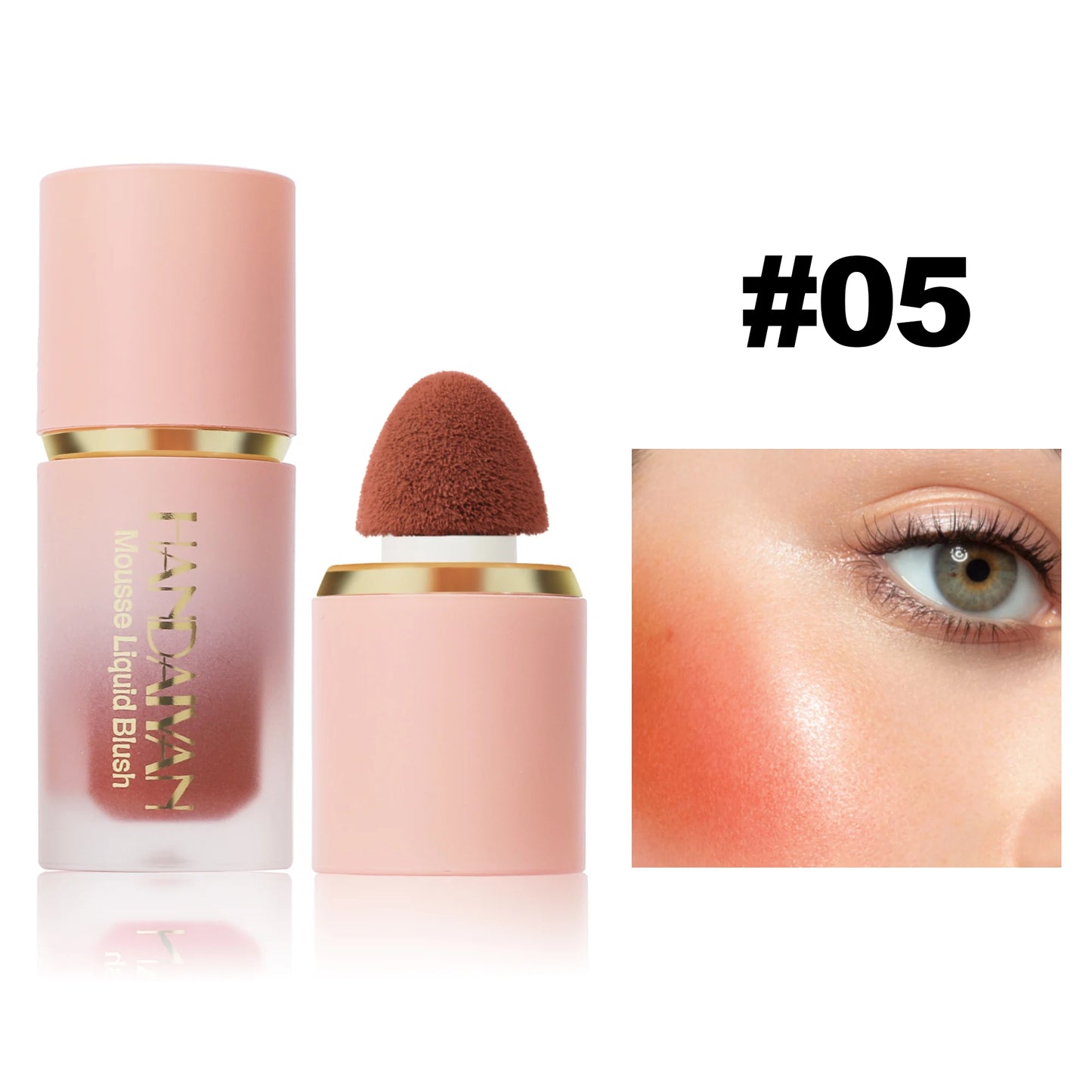 HANDAIYAN Matte Liquid Blush Long Lasting Waterproof