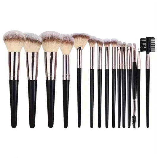 Professional 15 Pcs Makeup Brush Set