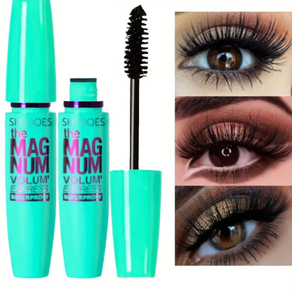 4D Black Mascara Thickening, Lengthening, Curling, Waterproof Liquid Fiber