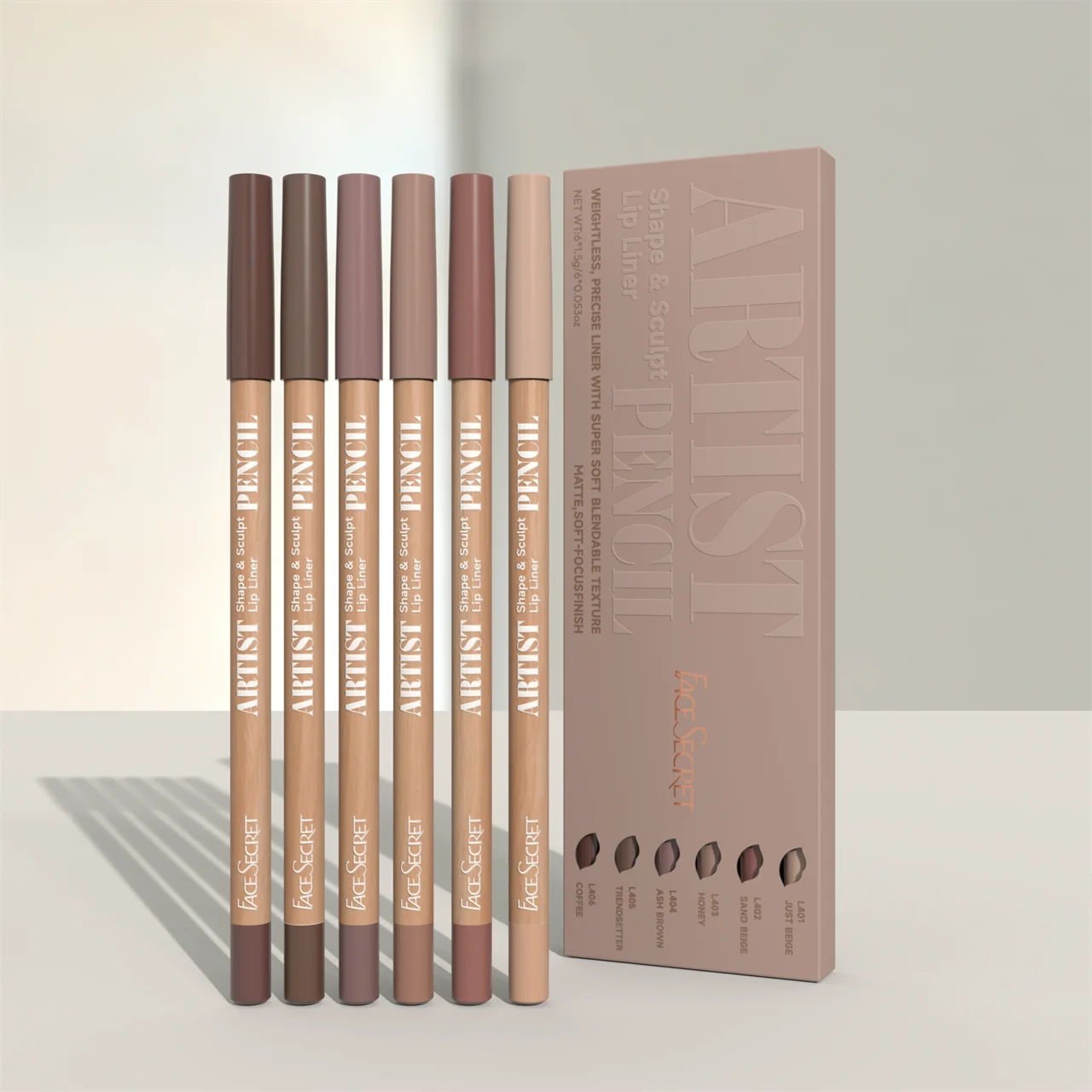Face Secret Lip Liner Pencil Set