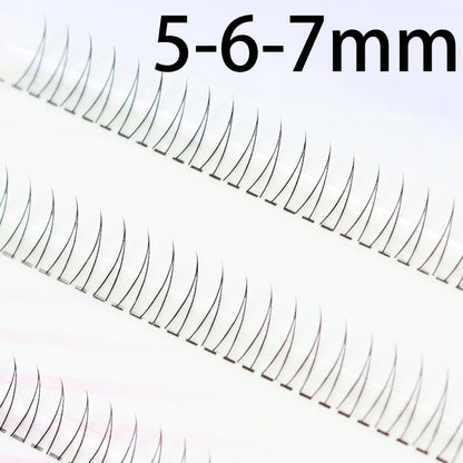 J Curl V Shape Black Korean Eyelashes