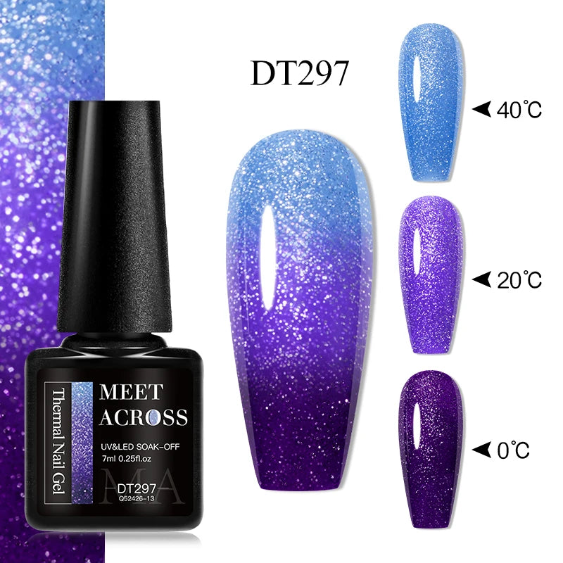 7ml Auroras Spotted Thermal Colour Changing Gel Nail Polish