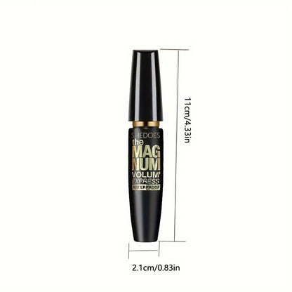 4D Black Mascara Thickening, Lengthening, Curling, Waterproof Liquid Fiber