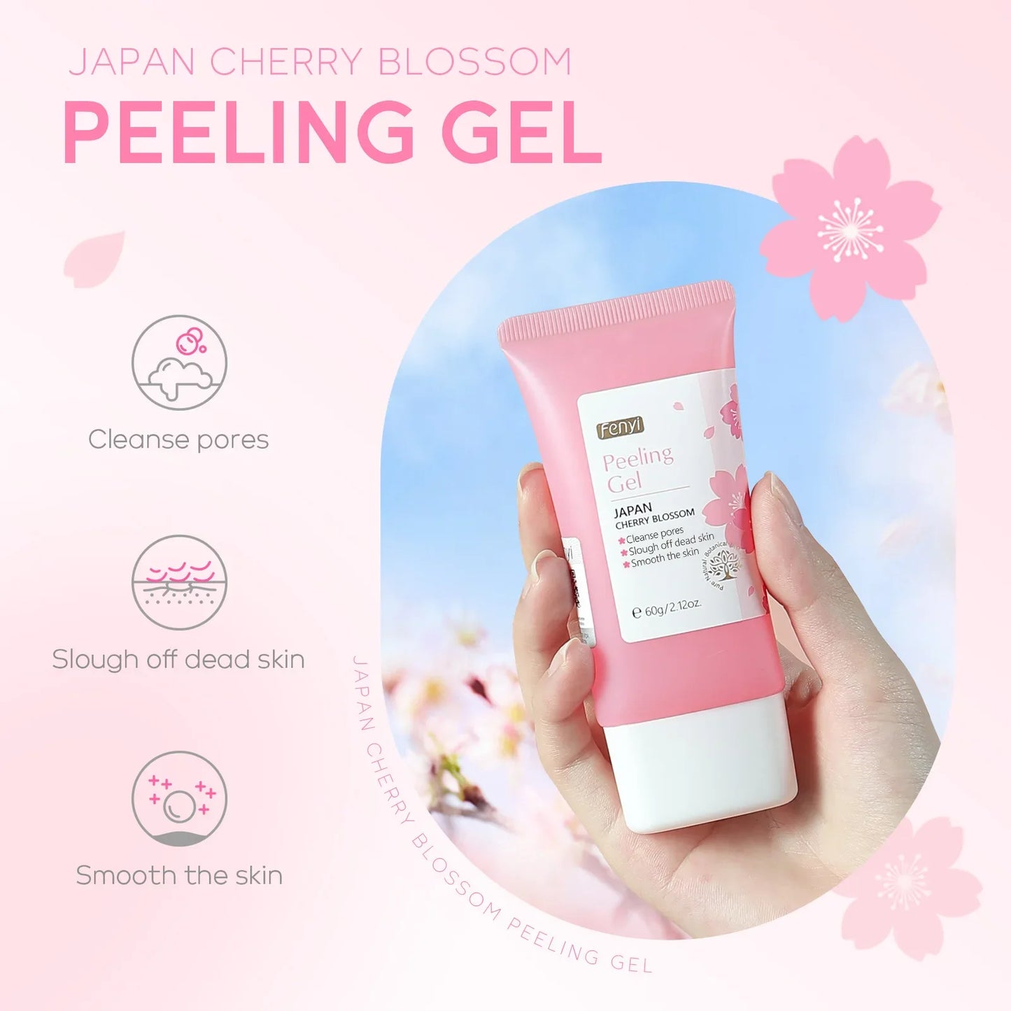 Japanese Face Deep Cleansing Exfoliating Gel Scrub