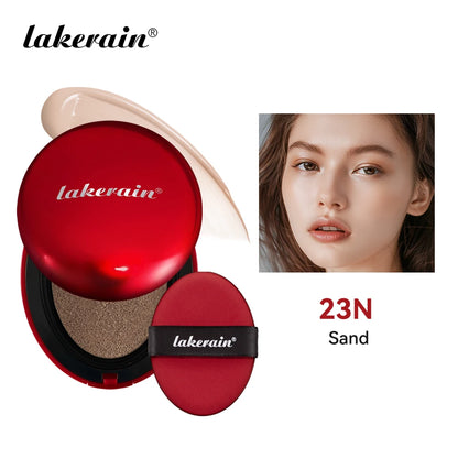 Lakerain Waterproof Light Weight Foundation with Cushion Applicator