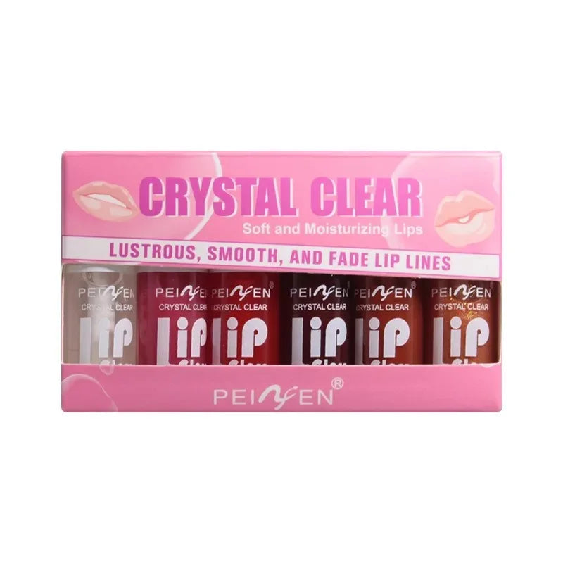 6PCS Moisturising Hydrating Plumping Lip Gloss