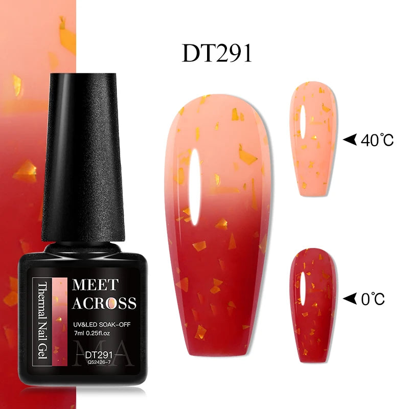 7ml Auroras Thermal Colour Changing Gel Nail Polish