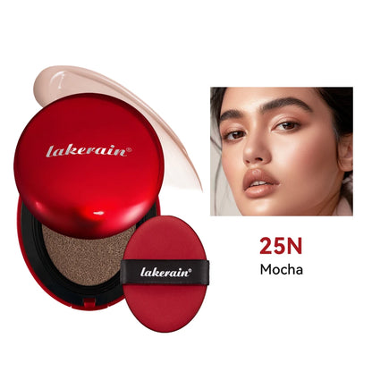 Lakerain Waterproof Light Weight Foundation with Cushion Applicator