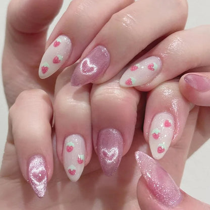 24pcs French Press on Nails