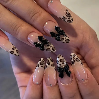 24pcs Bow Themed Press on Nails