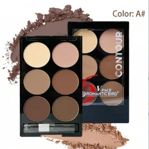 6 Colours Contouring Powder Palette