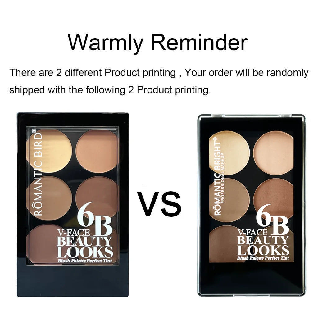 6 Colours Contouring Powder Palette