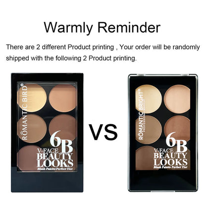 6 Colours Contouring Powder Palette