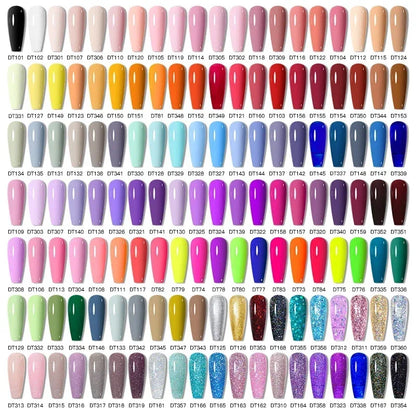 MEET ACROSS 6Pcs Gel Nail Polish Set