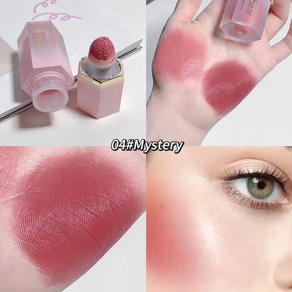 Gege Bear Liquid Blush Cream 6 Colours Smooth Velvet Matte Pink Blusher Natural Easy To Smudge