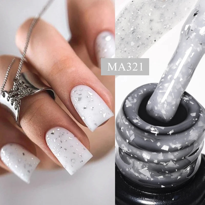 MEET ACROSS 7ml Glitter Gel Nail Polish