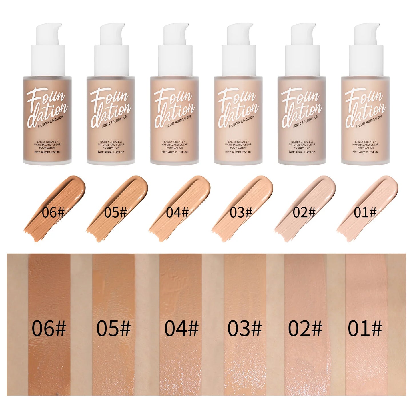 Waterproof Matte Liquid Foundation