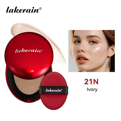 Lakerain Waterproof Light Weight Foundation with Cushion Applicator