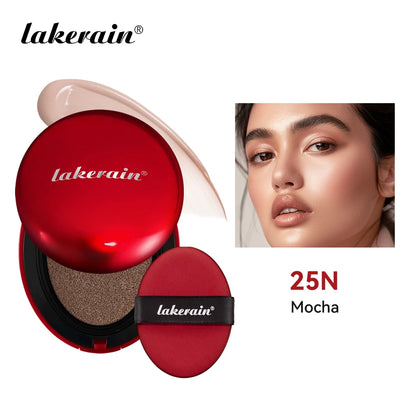 Lakerain Waterproof Light Weight Foundation with Cushion Applicator