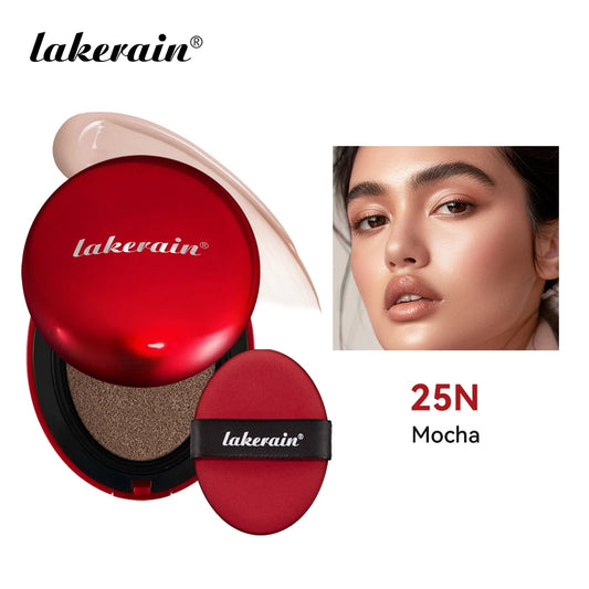 Lakerain Waterproof Light Weight Foundation with Cushion Applicator